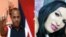 Los presos políticos, el periodista independiente Jorge Bello Domínguez (izquierda) y la mujer trans Brenda Díaz (derecha).