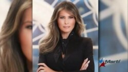 Publican foto oficial de Melania Trump que adornará la Casa Blanca