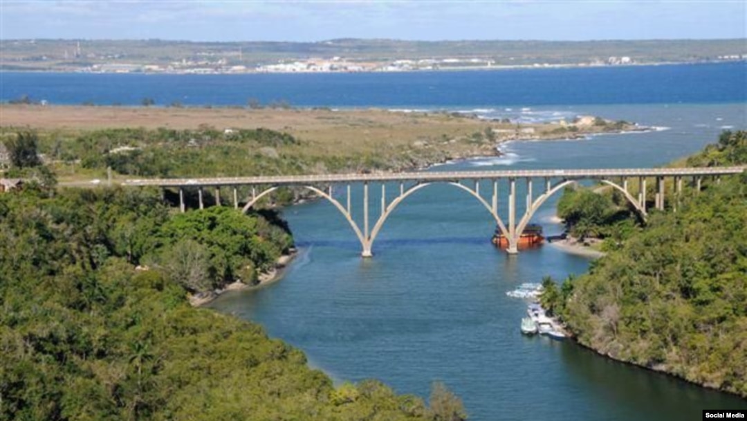 Desembocadura del Canímar a la bahía de Matanzas