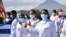Médicos cubanos en Perú, en una foto de la agencia oficial cubana Prensa Latina.