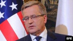 El presidente polaco, Bronislaw Komorowski.