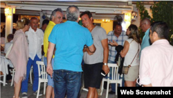 Antonio Castro en el balneario de Bodrum.