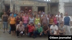 Opositores del Frente Antitotalitario Unido (FANTU), en Santa Clara.