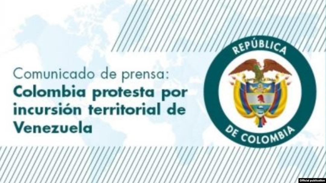 Comunicado de la Cancillería Colombiana.