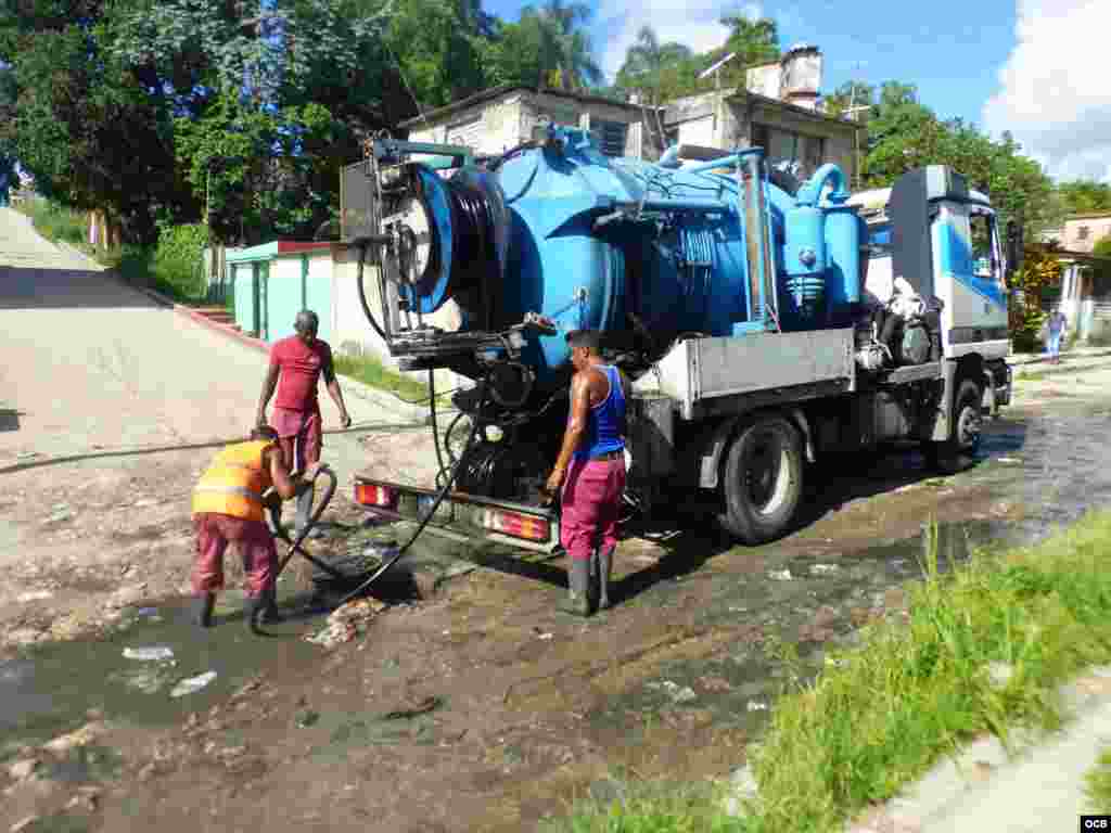 Acueducto y Alcantarillados ahora Aguas de La Habana, lo que hace que la empresa tenga otras prioridades