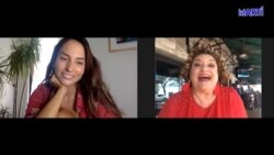 Génesis, la hija del cantante “El Puma” en la meca del cine