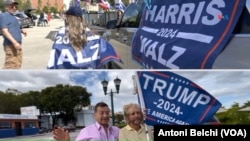 Tanto el partido demócrata como el republicano tratan de cautivar el voto latino. Este domingo hispanos de la campaña de Kamala Harris y Donald Trump recorrieron las calles de Miami, Florida.