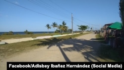 Playa Panchita, en Corralillo, Villa Clara, cerca de donde ocurrió el incidente con la lancha de matrícula estadounidense y los guardafronteras cubanos. 