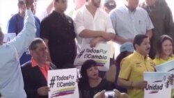 Partidos de oposición se unen en Venezuela