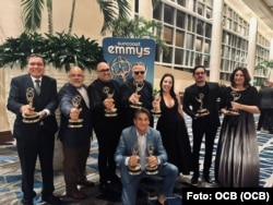 Galardonados de Martí Noticias en los Premios Emmy 2024.