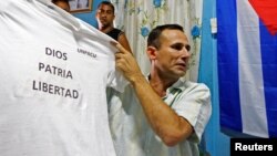 José Daniel Ferrer, líder de la Unión Patriótica de Cuba (UNPACU), en una foto tomada en Palmarito de Cauto, en el oriente cubano, en marzo del 2012.