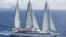 Velero insignia Le Ponant, de la empresa de cruceros de lujo Ponant.