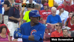 El pelotero cubano Jorge Soler pegó jonrón y sencillo en su debut en las Grandes Ligas.