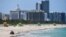 Las playas cerraron en Miami durante las festividades por el 4 de Julio.