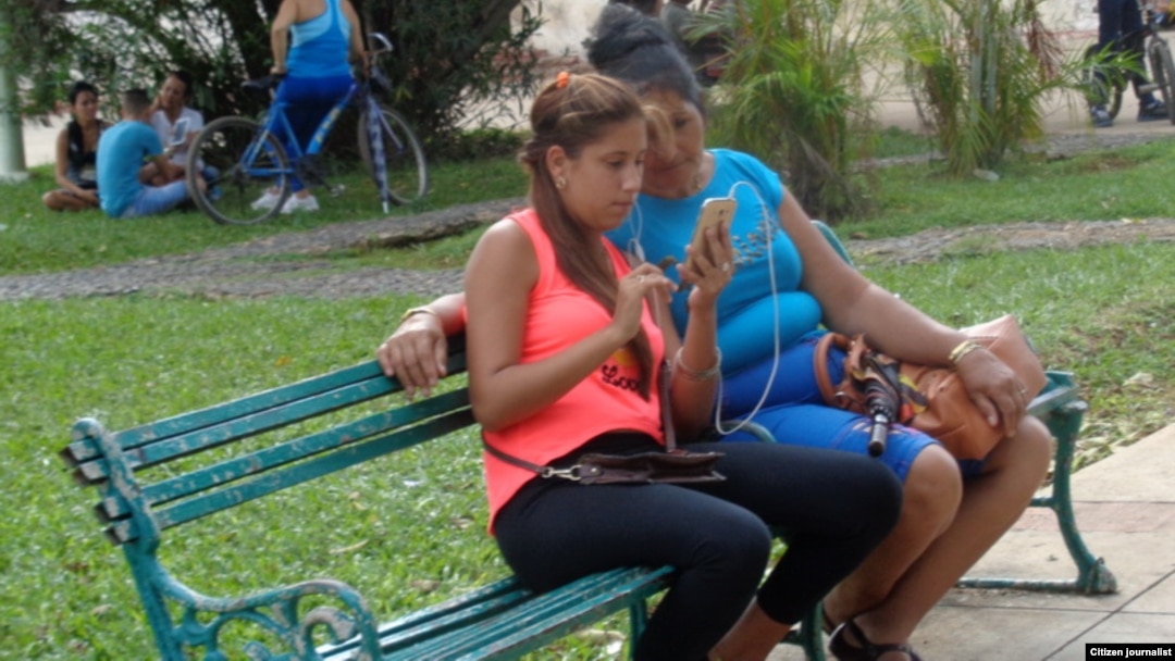 Wi Fi en Ariguanabo. (Foto: Bárbara Fernández)