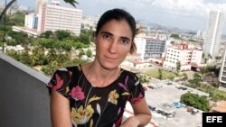 La bloguera cubana Yoani Sánchez.