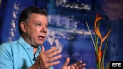 El presidente colombiano, Juan Manuel Santos. Archivo