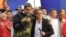 NIcolás Maduro y Alex Saab durante acto político en Caracas. (AP)