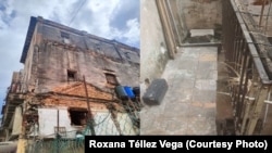 Residentes de edificio en Centro Habana denuncian que está en pésimas condiciones y temen que se derrumbe debido a las lluvias. 