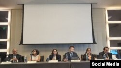 Conferencia "Presos Por Qué", del Instituto Internacional Raza, Igualdad y Derechos Humanos (foto tomada de Twitter @raceandequality).