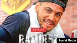 Robeisy “El Tren” Ramírez. (Cartel: Willie Suárez/Facebook/Boxeo Cubano)