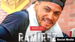 Robeisy “El Tren” Ramírez. (Cartel: Willie Suárez/Facebook/Boxeo Cubano)