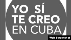 Logo de la plataforma feminista Yo Sí Te Creo en Cuba.
