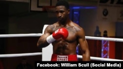 El púgil matancero William Scull. 