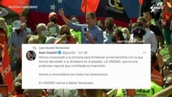 Guaidó celebra llamado de organización opositora a elecciones primarias en Venezuela