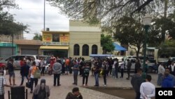 Cubanos en Nuevo Laredo, México
