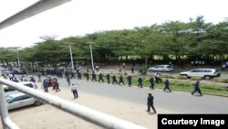 Foto tomada desde la sede de RPA en Burundi. 
