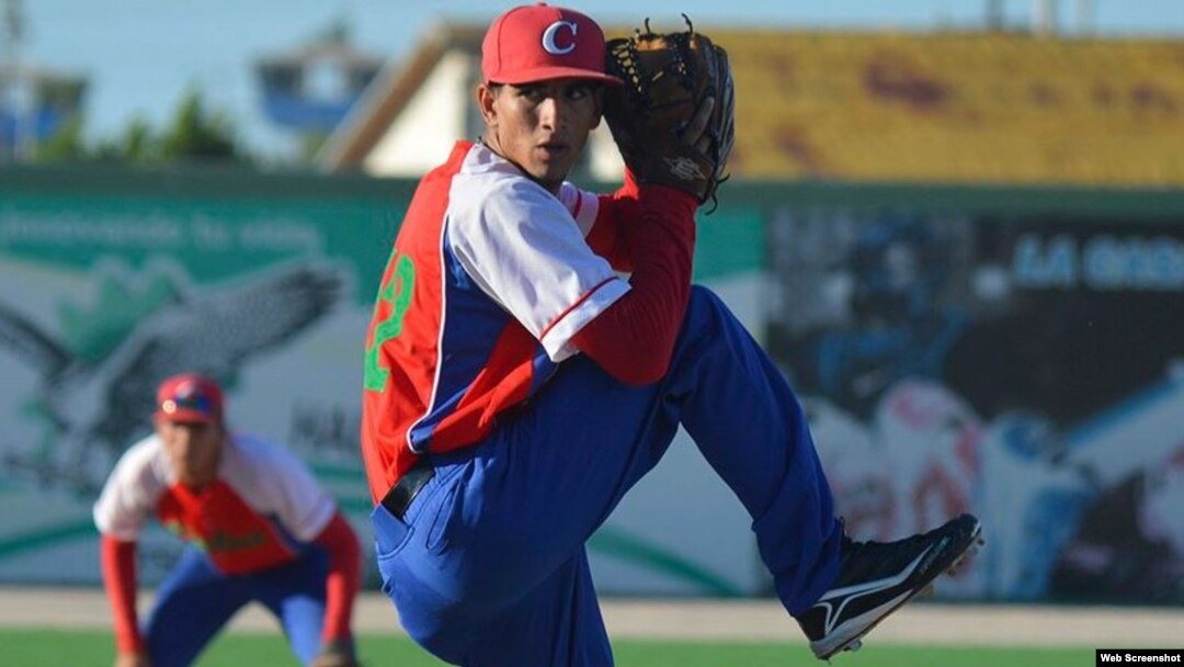 Cionel Pérez. Foto tomada del Twitter MLBpipeline.com/Astros
