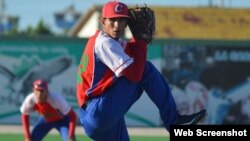 Cionel Pérez. Foto tomada del Twitter MLBpipeline.com/Astros