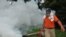 Fumingando contra el dengue. 