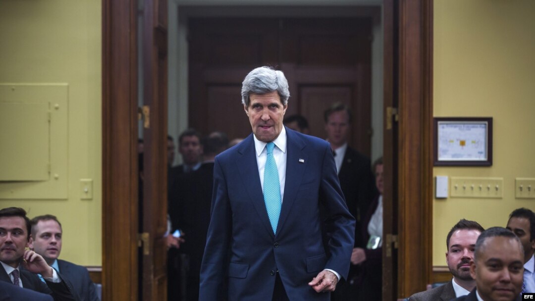 El secretario de Estado estadounidense, John Kerry