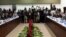 Vista general durante la primera reunión EEUU-Cuba tras el anuncio del restablecimiento de sus relaciones diplomáticas (21 de enero, La Habana).