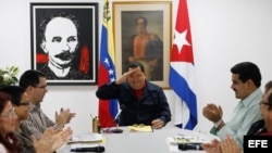 Reunón del gabinete ministerial venezolano en Cuba