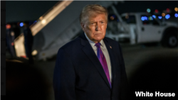 El presidente de EEUU Donald Trump.