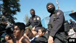 Operación contra las pandillas en El Salvador. 
