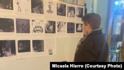 Exposición de dibujos y pinturas sobre torturas en Cuba.