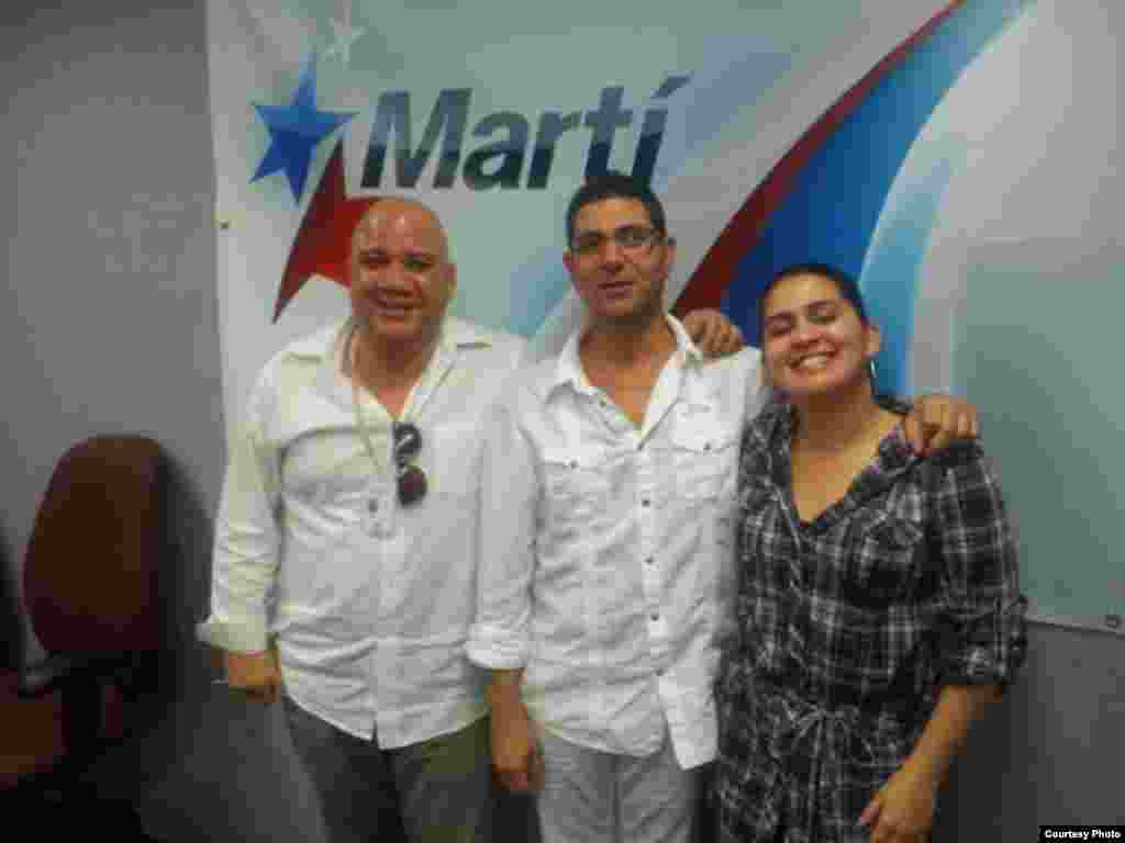 Con el cineasta Dany Jacomino, presidente de la casa productora Ouija Films
