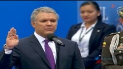 Iván Duque jura como presidente de Colombia