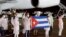 Llegada a Sudáfrica de una brigada de médicos cubanos.