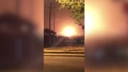 Video capta el momento de la explosión en base de supertanqueros de Matanzas