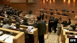 Pleno del Senado español en Madrid.