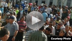 Protesta de cuentapropistas en Holguín