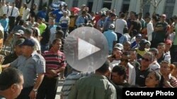 Protesta de cuentapropistas en Holguín