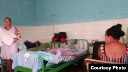 Sala de hospital de Baracoa (Tomado de Twitter de Emilio Almaguer)