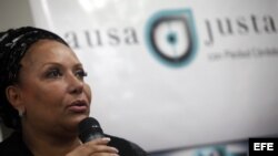 La ex senadora colombiana Piedad Córdoba. 