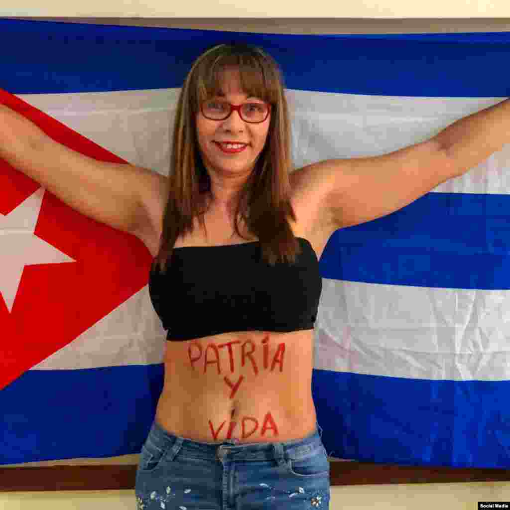 La activista y periodista independiente Iliana Hern&#225;ndez se une a la campa&#241;a de apoyo a &quot;Patria y Vida&quot;. (Foto: Facebook)